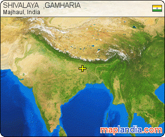 SHIVALAYA  ,GAMHARIA satellite map