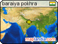 baraiya pokhra satellite map