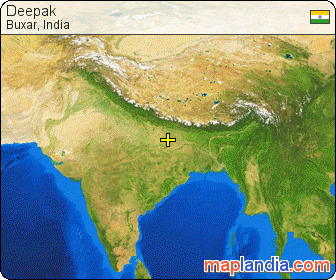 Deepak's map homepage