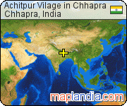 Achitpur Vilage in Chhapra satellite map
