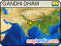 GANDHI DHAM satellite map