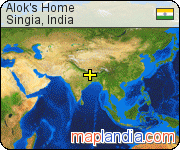 Alok's Home satellite map