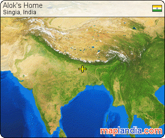 Alok's Home satellite map