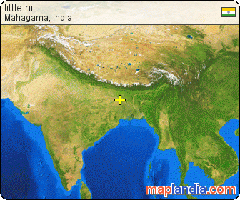 little hill satellite map