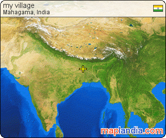 my village satellite map