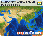 KOTHWARA CANAL BRIDGE satellite map