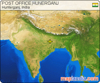 POST OFFICE,HUNERGANJ satellite map