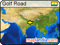 Golf Road satellite map