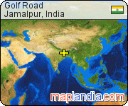Golf Road satellite map