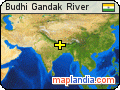 Budhi Gandak River satellite map