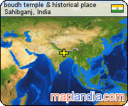 boudh temple & historical place satellite map