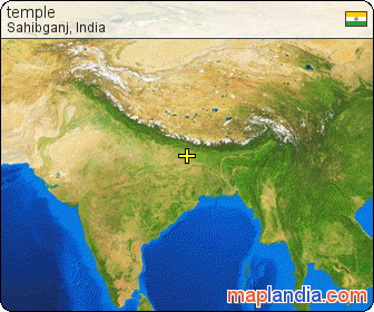 temple satellite map