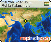 Garhwa Road Jn satellite map