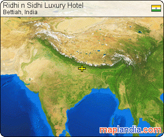 Ridhi n Sidhi Luxury Hotel satellite map