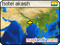 hotel akash satellite map