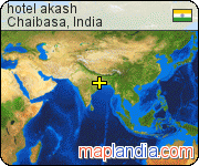 hotel akash satellite map