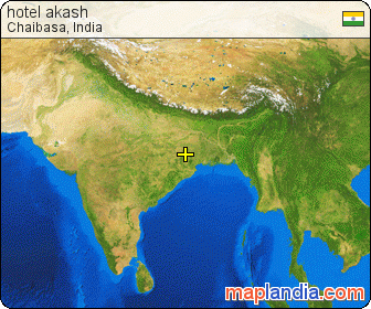 hotel akash satellite map