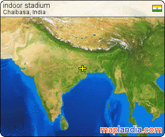 indoor stadium satellite map