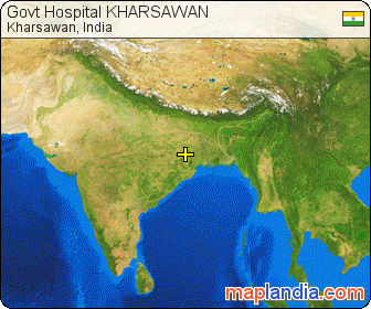 Govt Hospital KHARSAWAN satellite map