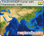  PAUDI MANDIR Kumar sahi  satellite map