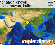 chandni chowk satellite map