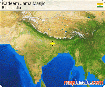 Kadeem Jama Masjid satellite map