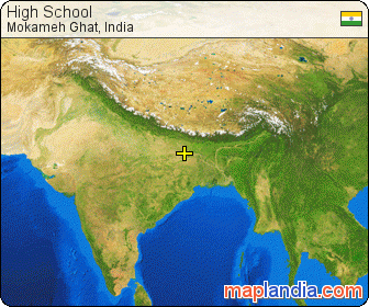 High School satellite map