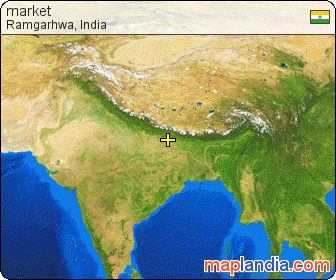 market satellite map