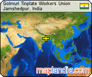 Golmuri Tinplate Workers Union satellite map