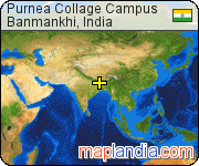 Purnea Collage Campus satellite map