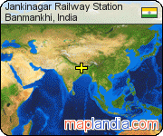 Jankinagar Railway Station satellite map