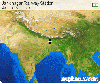 Jankinagar Railway Station satellite map