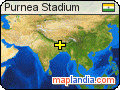 Purnea Stadium satellite map