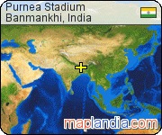 Purnea Stadium satellite map