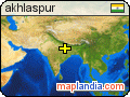 akhlaspur satellite map