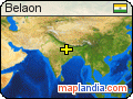 Belaon satellite map