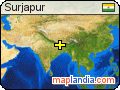 Surjapur satellite map