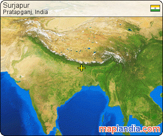 Surjapur satellite map