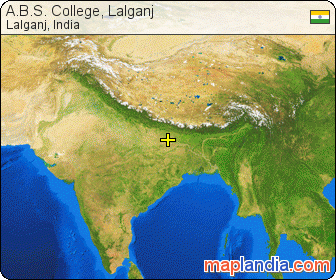 A.B.S. College, Lalganj satellite map