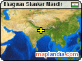 Bhagwan Shankar Mandir satellite map