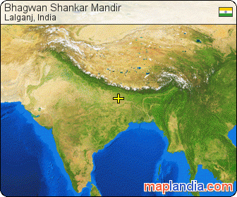 Bhagwan Shankar Mandir satellite map