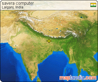 savera computer satellite map
