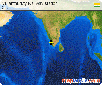 Mulanthuruty Railway station satellite map