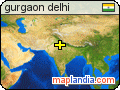 gurgaon delhi satellite map