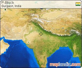 P-Block satellite map