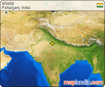 shiela satellite map