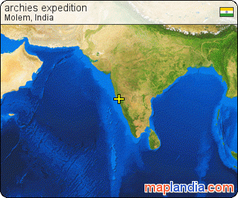 archies expedition satellite map