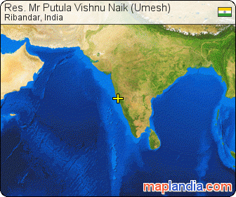 Res. Mr Putula Vishnu Naik (Umesh) satellite map