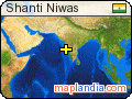 Shanti Niwas satellite map