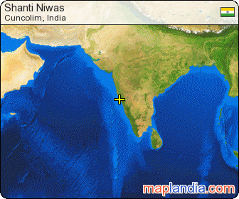 Shanti Niwas satellite map